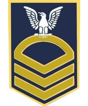 Chief Petty Officer (CPO/E-7) Sleeve Rank Insignia Pin - 14399 (1 1/8 inch)