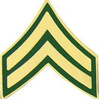 Army Corporal E-4 (CPL) Pin (3/4 inch)
