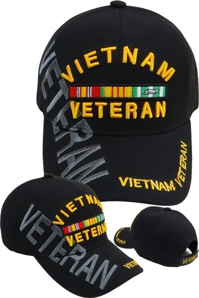 Vietnam Veteran Shadow Ribbon Cap