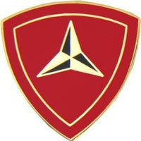 3rd Marine Division Pin (7/8 inch)