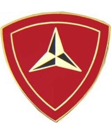 3rd Marine Division Pin (7/8 inch)