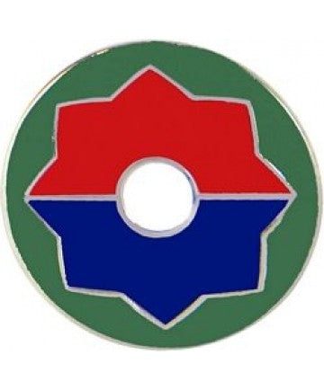 9th Infantry Division Pin - (7/8 inch)