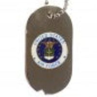 United States Air Force Emblem Dog Tag Necklace