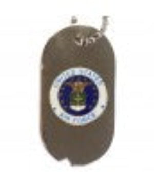 United States Air Force Emblem Dog Tag Necklace