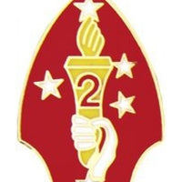 2nd Marine Division Pin  (1 1/8 inch)