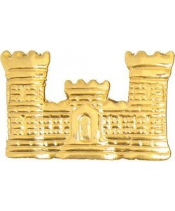 Corps of Engineer Castle Pin-Gold