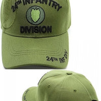 24th Infantry Division OD Green Cap