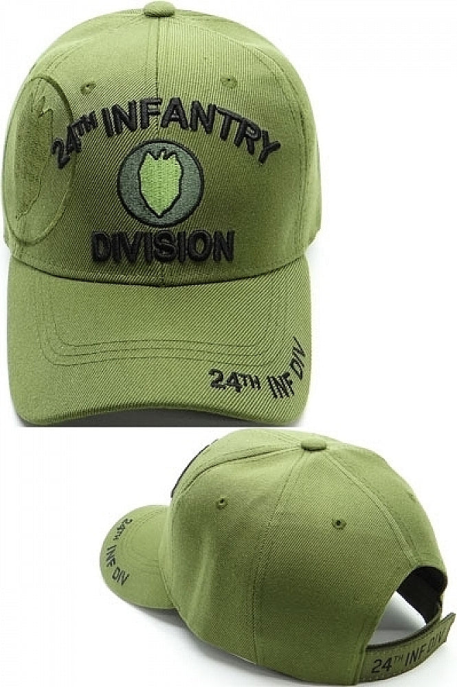 24th Infantry Division OD Green Cap