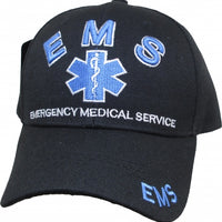 EMS 3D Logo Emergency Medical Service Mens Cap