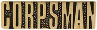 Corpsman Script Pin - 15110 (1 1/8 inch)