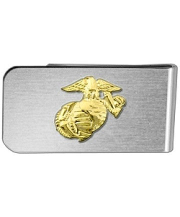 United States Marine Corp Eagle, Globe, & Anchor (EGA) Money Clip - GOLD -