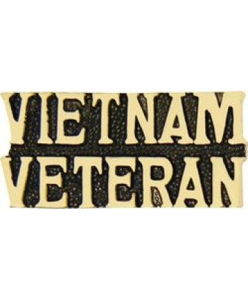 Vietnam Veteran Script Pin(1 1/4inch)