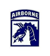 18th Airborne Division Pin(1inch)-Sky Dragon