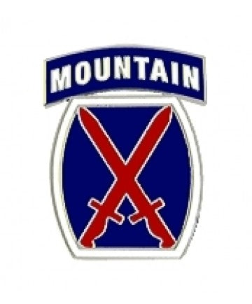 10th Mountain Division Pin(1 inch)