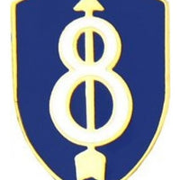 8th Infantry Division Pin (3/4 inch)