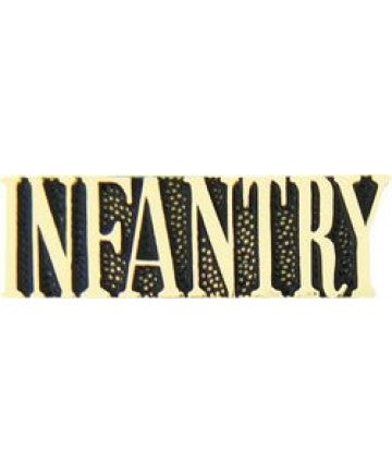 Infantry Script Pin-(1 1/4 inch)