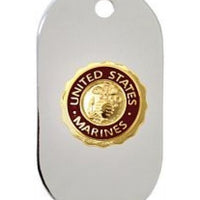 United States Marine Corps Dog Tag Necklace - 15742-DTNC