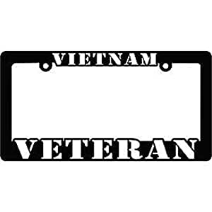 Vietnam Veteran Plastic License Plate Frame