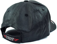 
              Tuskegee Airmen New Red Tails Leather Adjustable Cap Black
            