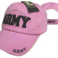 ARMY Cap Pink color 100% cotton Baseball Cap.