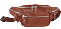 
              Compact Cowhide Leather Fanny Pack
            