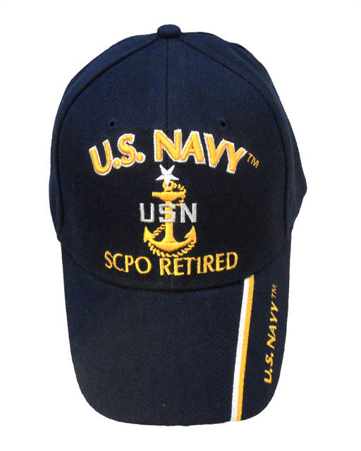 1682-CP-NBL. US Navy SCPO Retired Cap