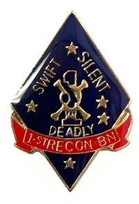 1st Recon Battalion -Swift Silent Deadly Pin