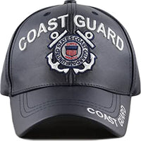 Coast  Guard P.U Leather Cap