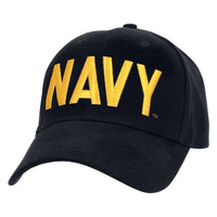 "NAVY" Navy Blue Supreme Low Profile Insignia Cap