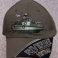 Brown Water Navy Vietnam Service Ribbon Cap