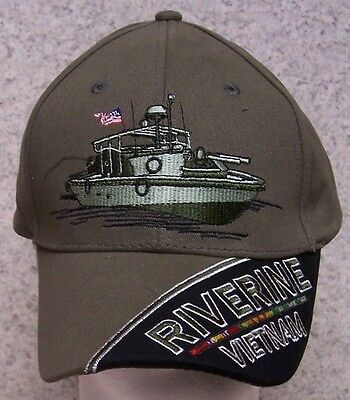 Brown Water Navy Vietnam Service Ribbon Cap