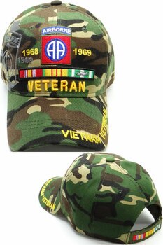 82nd Airborne Vietnam Veteran Camo Cap