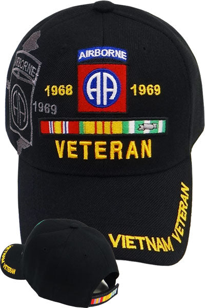 82nd Airborne Vietnam Veteran Ribbon Cap