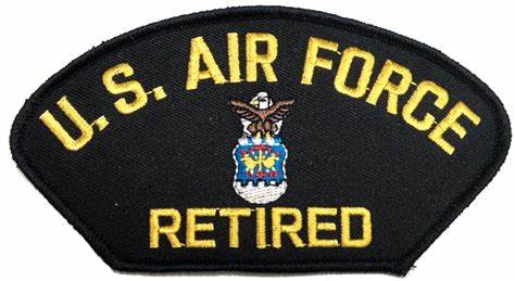 U.S. Air Force Retired Patch 5'' X 3''1/2