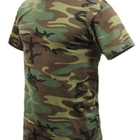 Woodland Camo Short Sleeve Tee Shirt