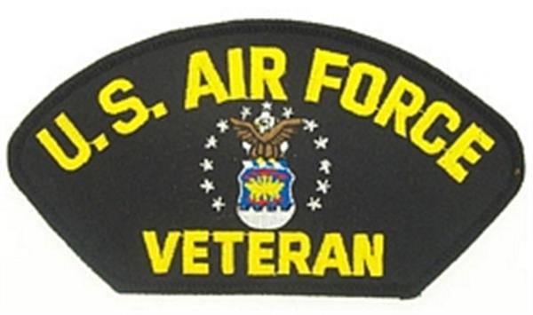 U.S. Air Force Veteran Embroidered Patch