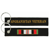 Afghanistan Veteran Embordered Key Chain