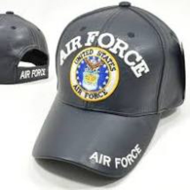 Pu Leather Air Force Cap