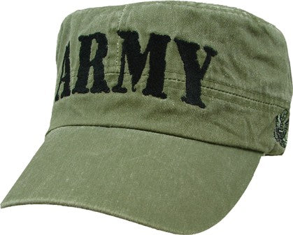 Army OD Green Flat Top Cap