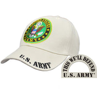United States Army Khaki Cap We'll Defend