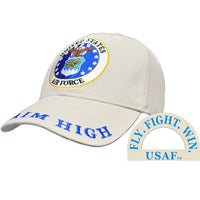 United States Air Force Aim High Khaki Cap