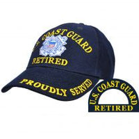 Coast Guard Retired Cap-Proudly Served