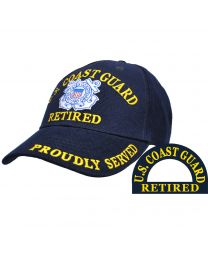 Coast Guard Retired Cap-Proudly Served