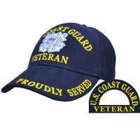 U.S Coast Guard Veteran Proudly Served Cap