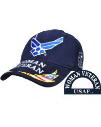 Air Force Woman Veteran Cap-Women Warrior