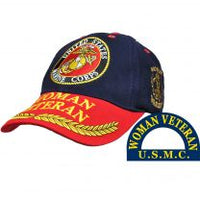 United Marine Corp Womens Veterans Cap-Women Warrior