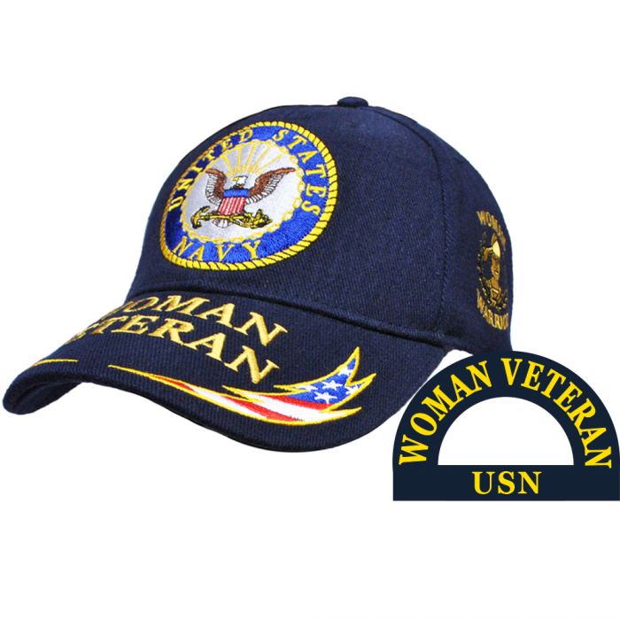 United States Navy Womens Veteran Cap-Womens Warrior