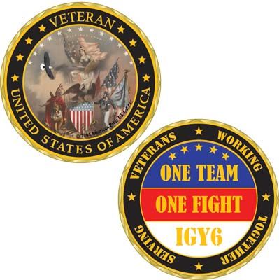 United States of America Veteran Challenge Coin