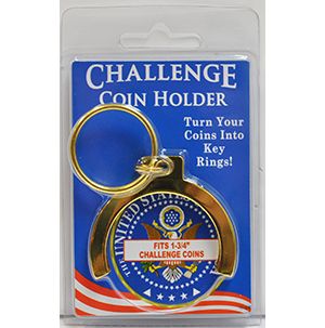 Challenge Coin Holder-Brass