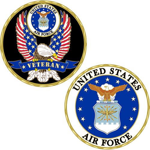 United States Air Force Veteran Challenge Coin